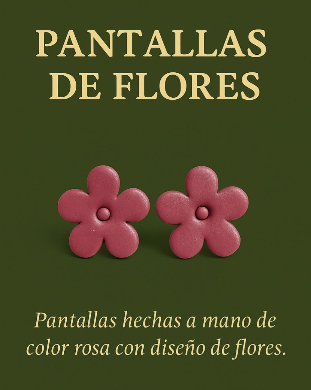 Pantallas Florales Artesanales