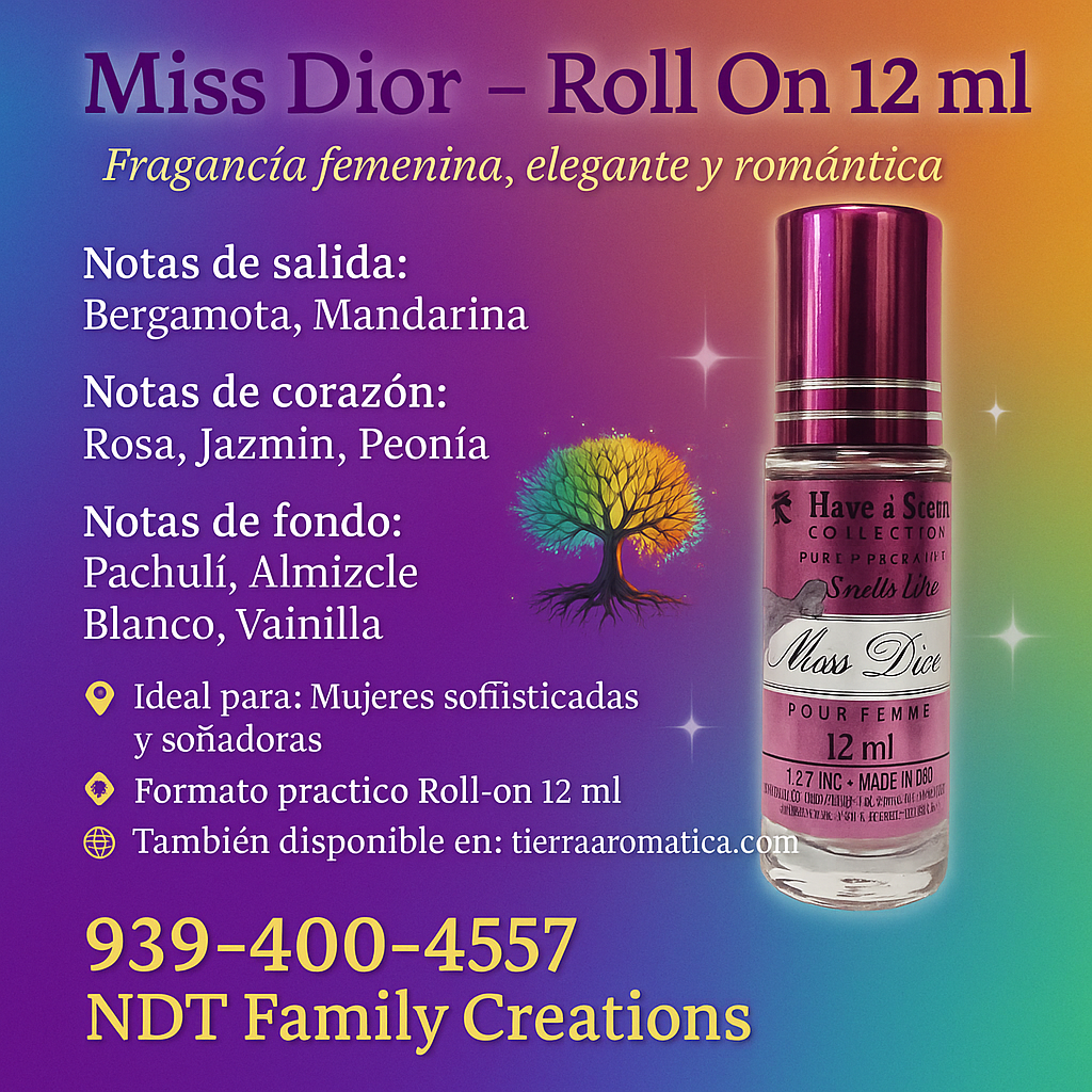 🌸 Miss Dior – Roll On 12 ml 🌸