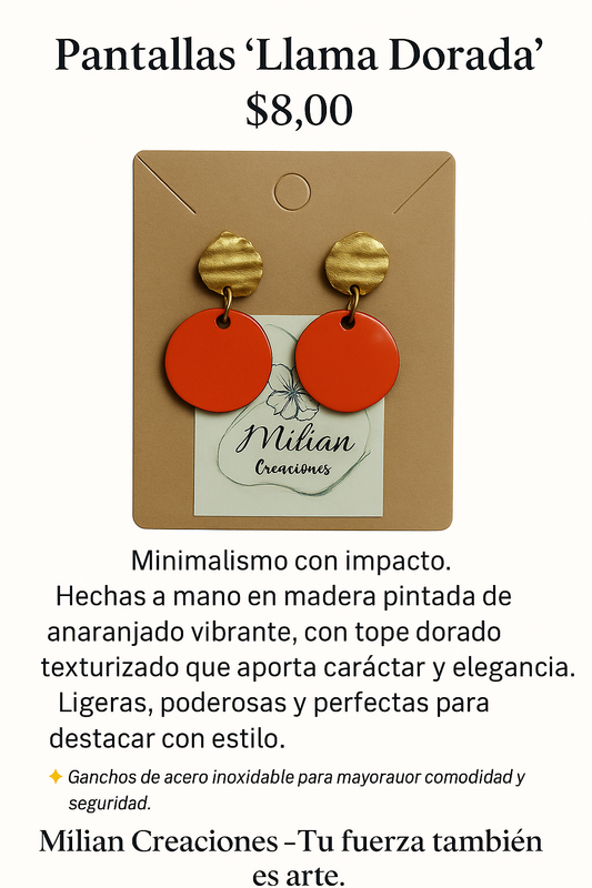 🔥 Pantallas “Llama Dorada”