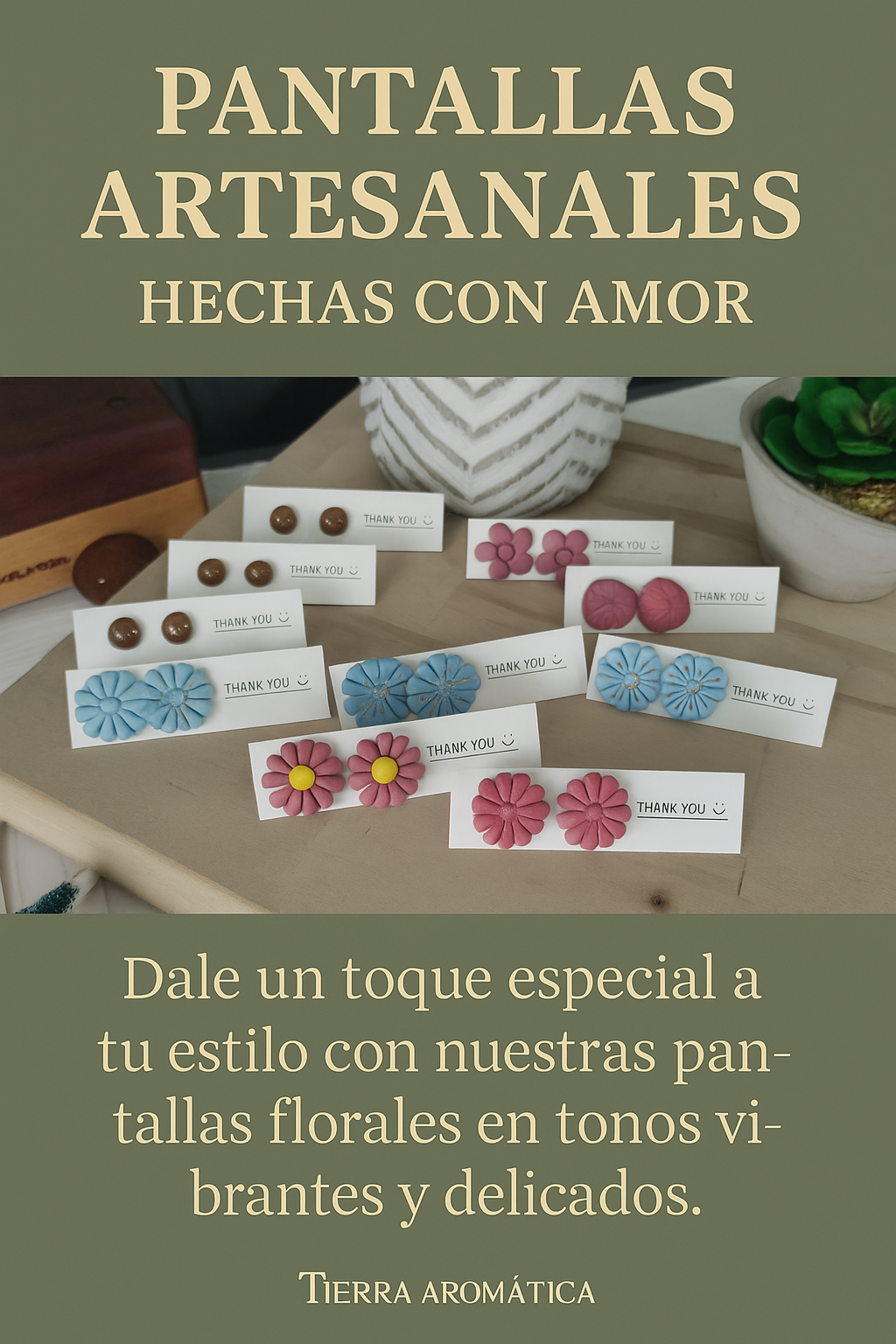 Pantallas Florales Artesanales
