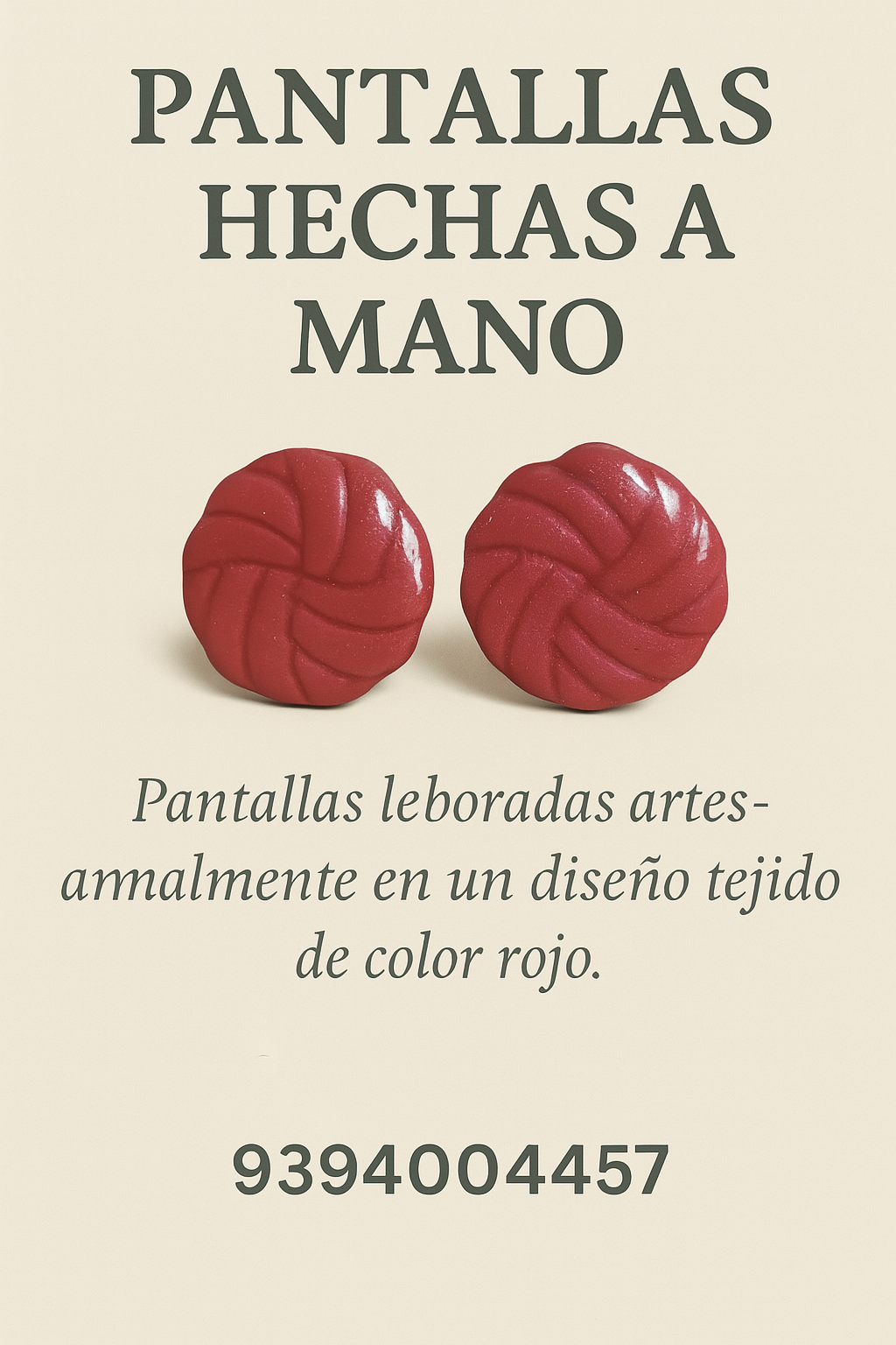 Pantallas Florales Artesanales