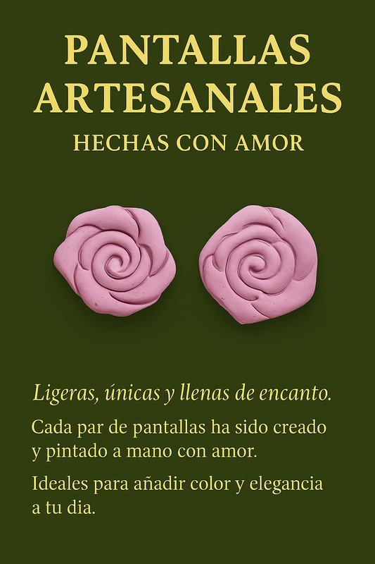 Pantallas Florales Artesanales
