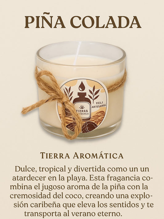Vela Artesanal Piña Colada – 5.5 oz