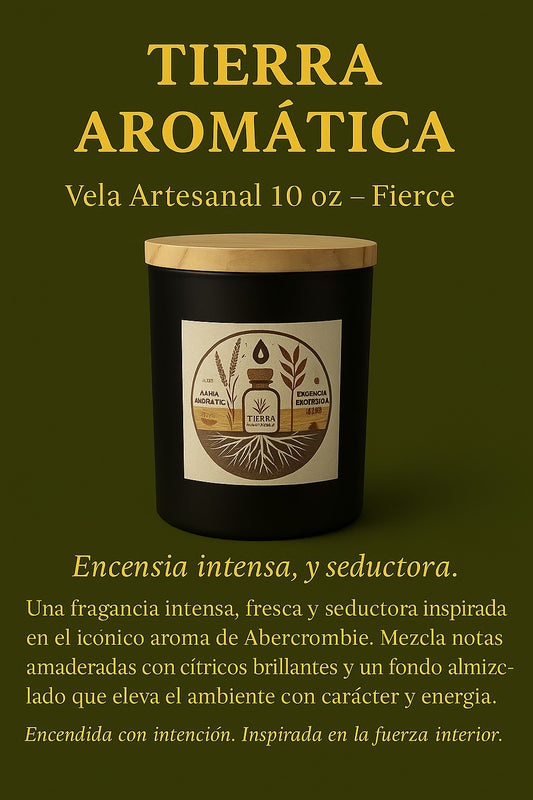 Vela Artesanal Fierce Albercrombie – 10 oz