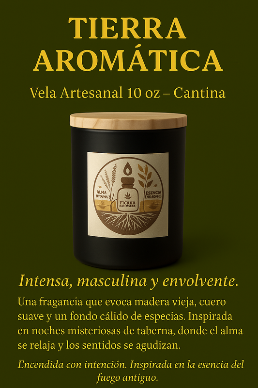 Vela Artesanal Cantina – 10 onza