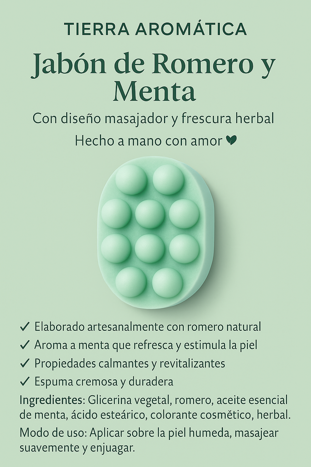 Jabón de Romero y Menta