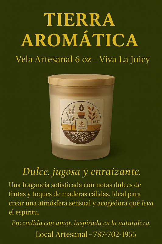 Vela Artesanal Viva la Juicy 6 onza
