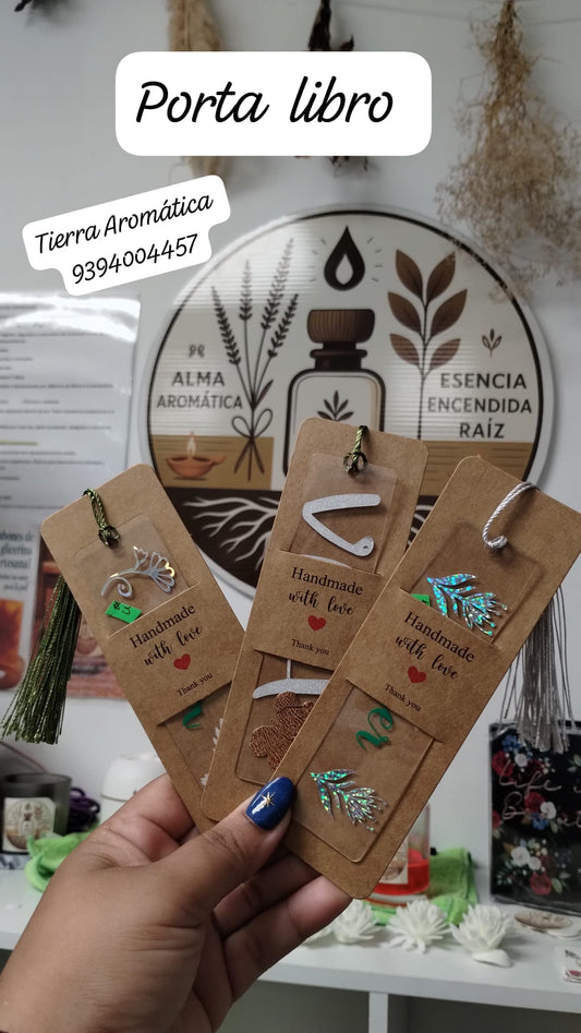 📚 Porta Libros Artesanales – Tierra Aromática