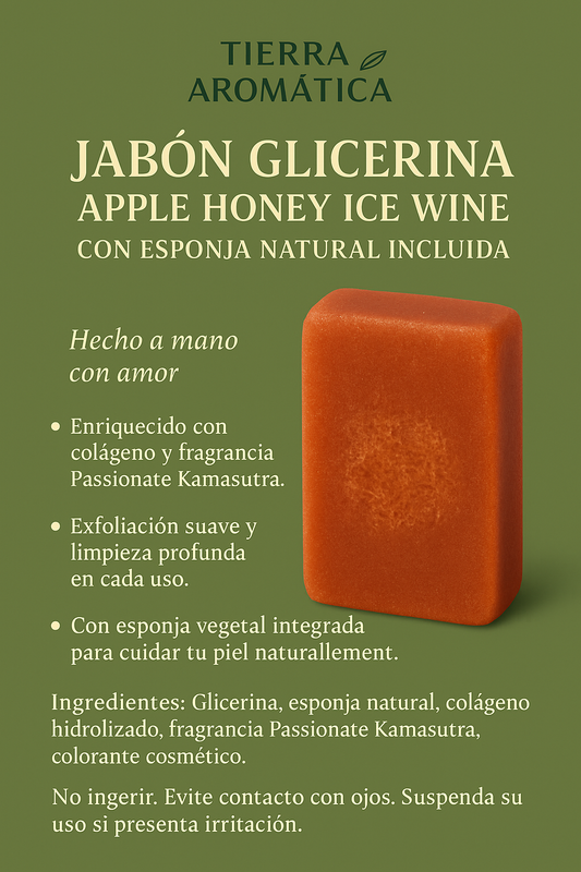 Jabón Glicerina Apple Honey Ice Wine 🍎🍯