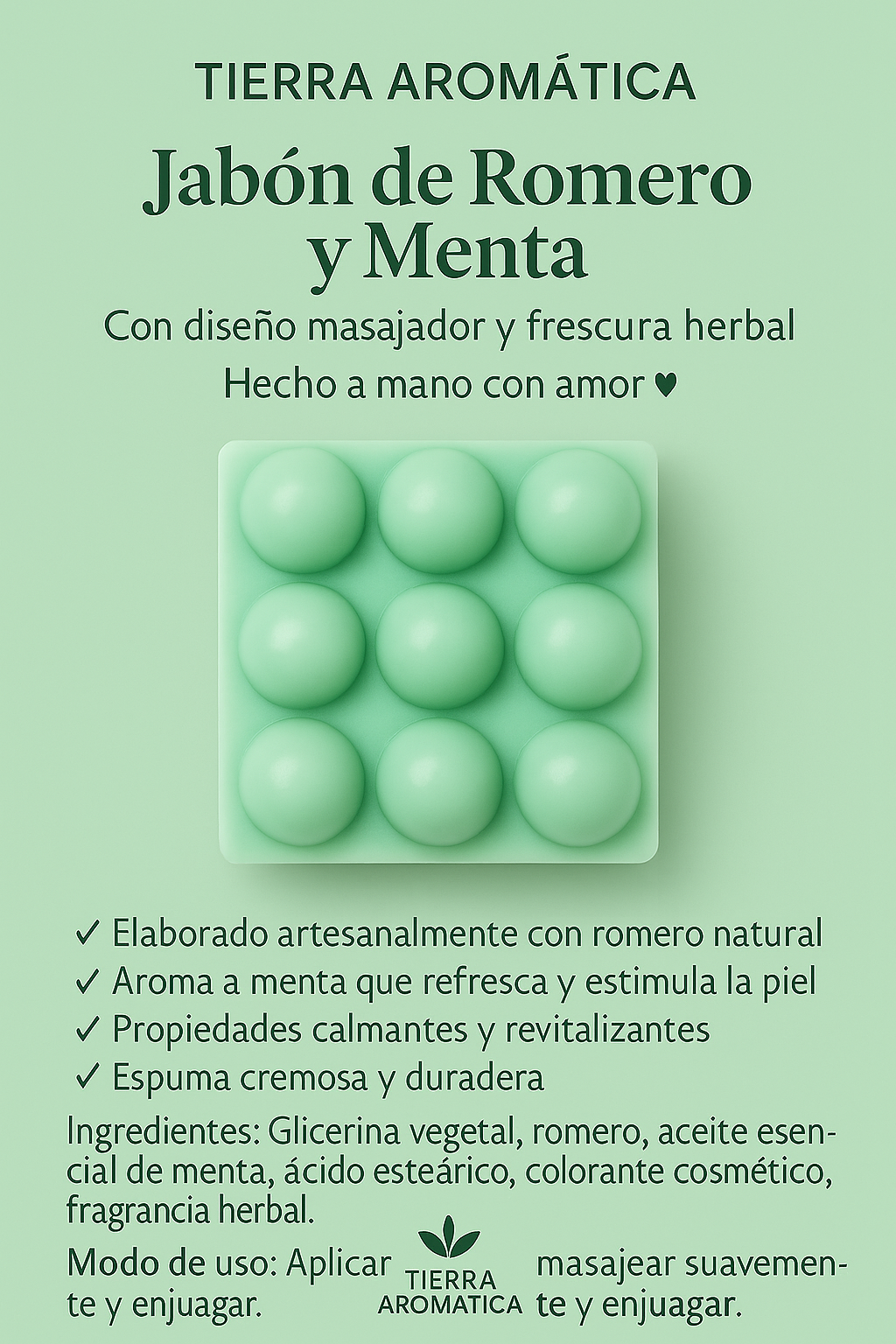 Jabón de Romero y Menta