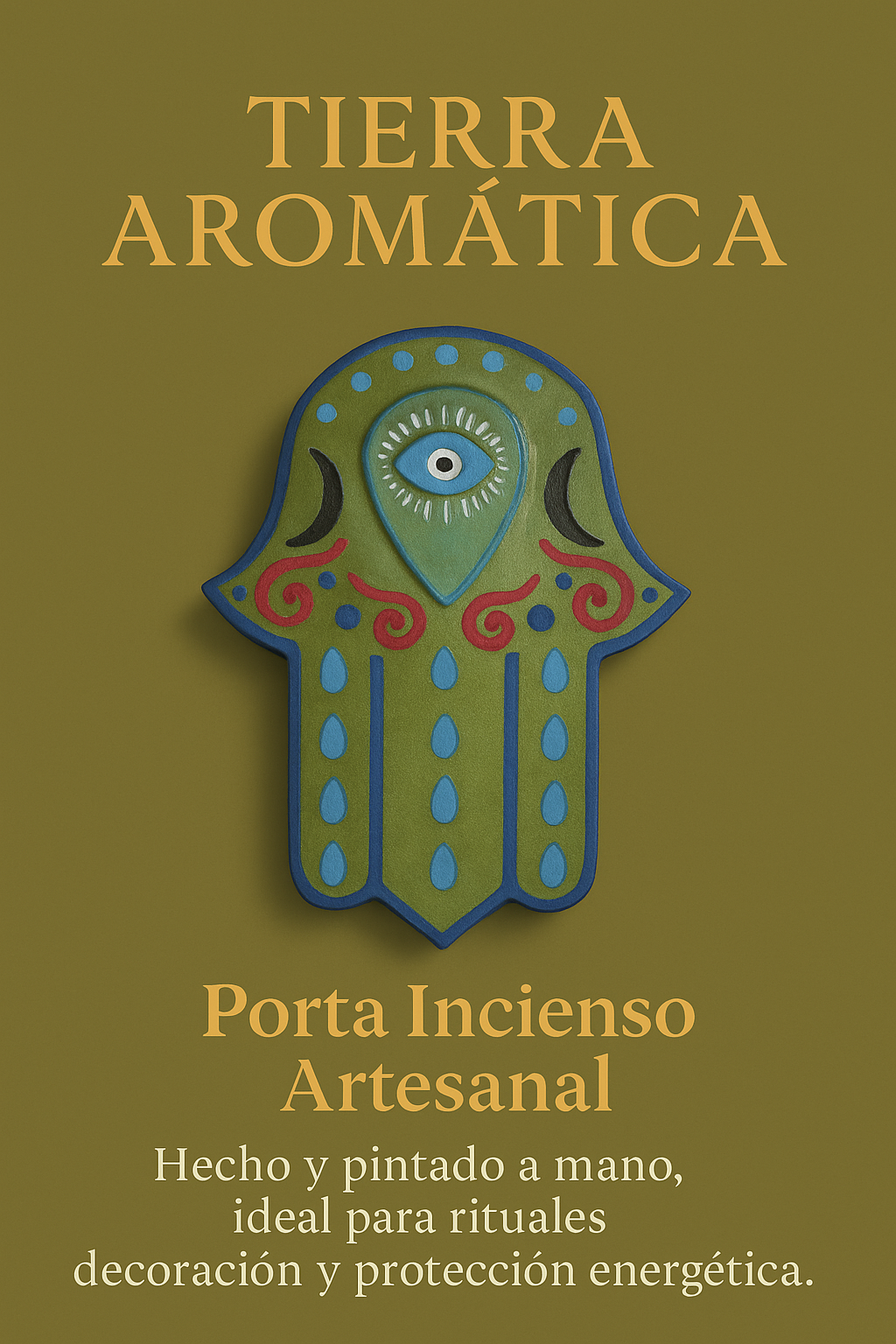 Porta Incienso Artesanal