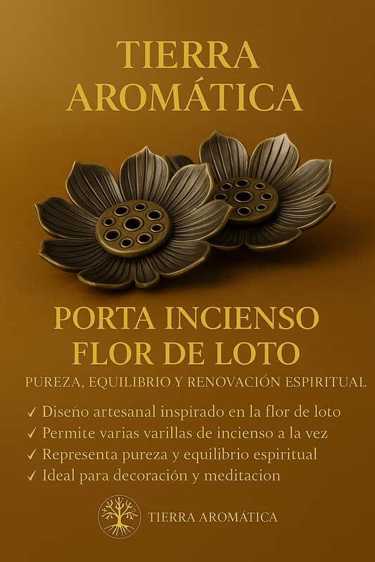 Porta Incienso Flor de Loto
